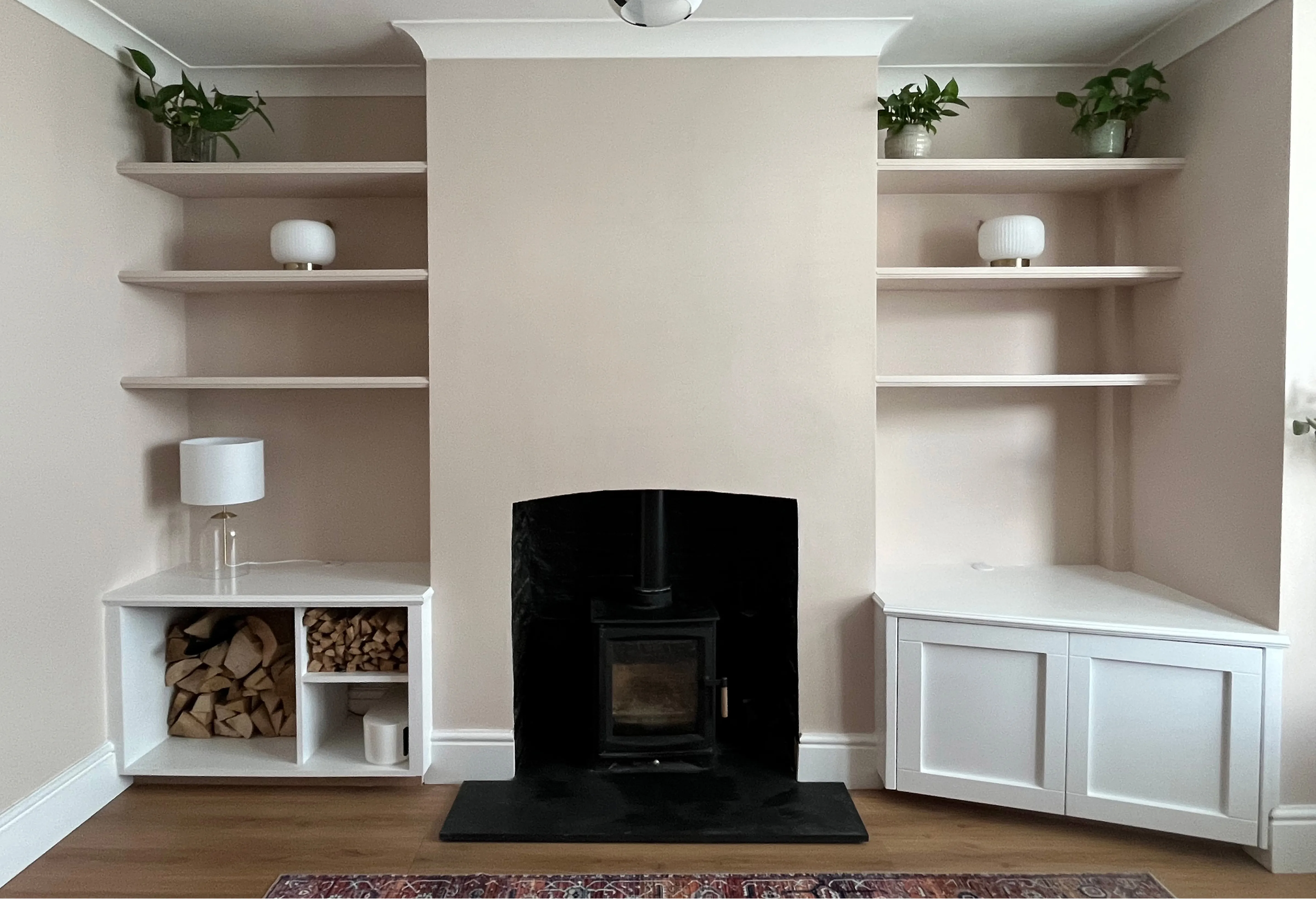 Bespoke Built-In Alcove Units in a London Terrace