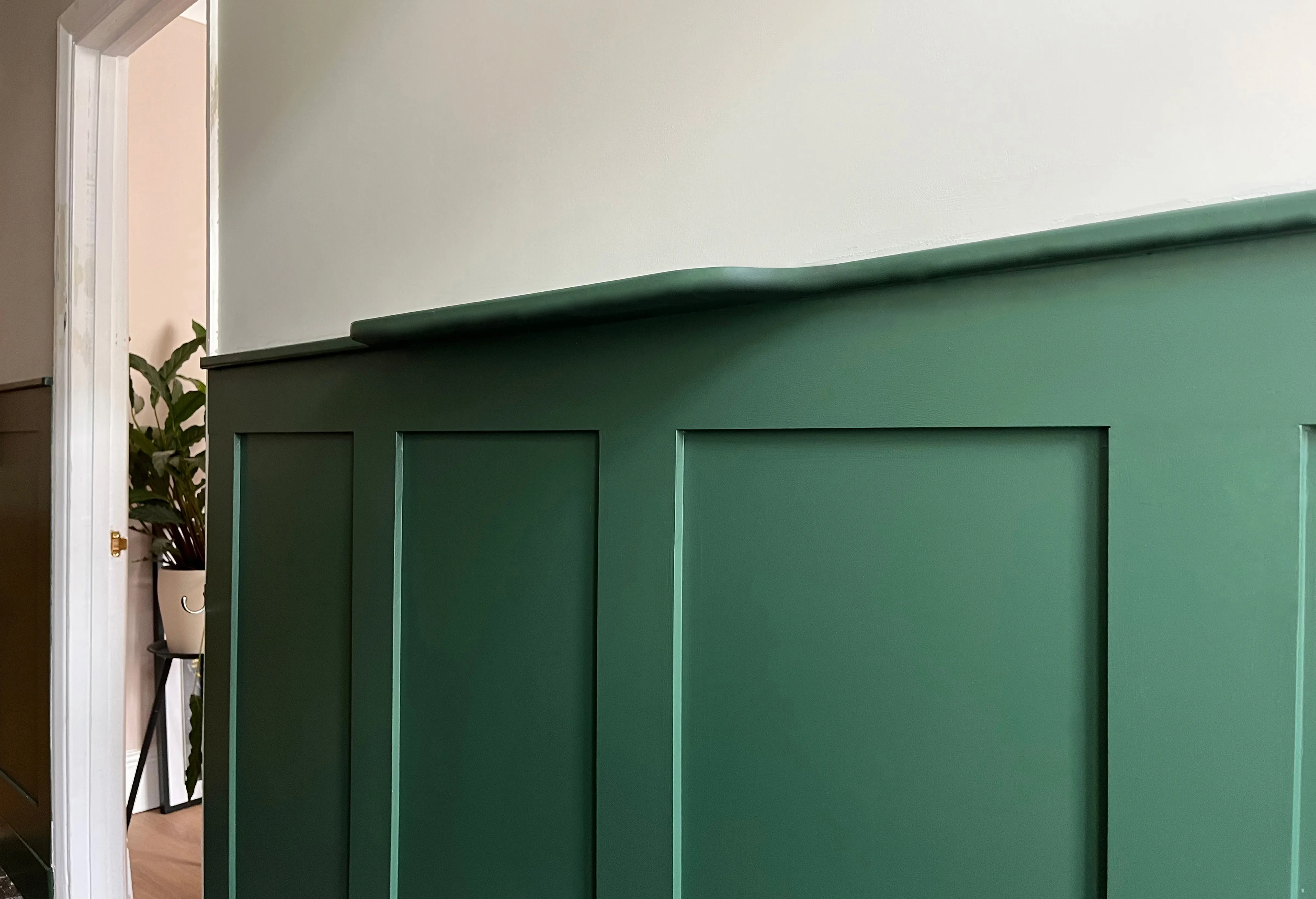 Bespoke Wainscoting Transforms a 1930s London Entrance Hallway
